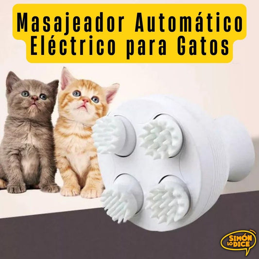 Masajeador Automático Eléctrico para Gatos