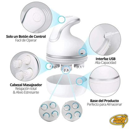 Masajeador Automático Eléctrico para Gatos