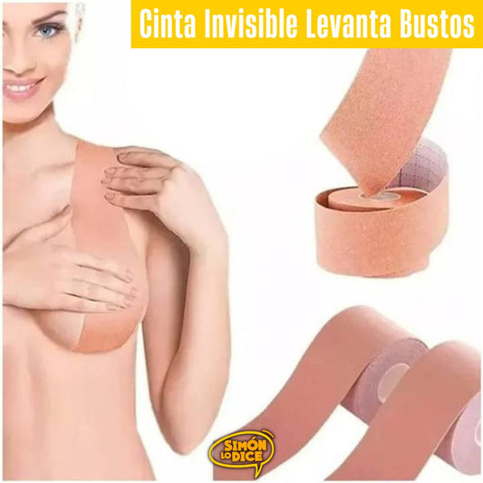 Cinta Invisible Levanta Bustos y Cubrepezones