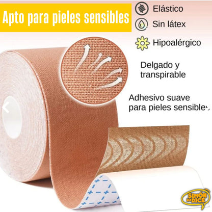 Cinta Invisible Levanta Bustos y Cubrepezones