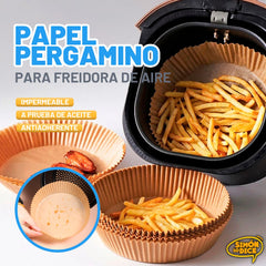 Papel Pergamino para Freidora de Aire